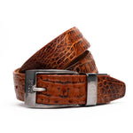 Marco_Di_Milano Silvio Belt - Rustic Cognac Leather Loafer