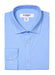 "Sky Blue Cotton Slim-Fit Dress Shirt by Daniel Ellissa" - USA Men's Outlet