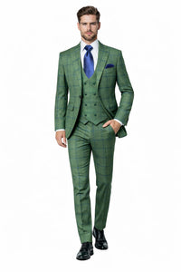 Rossi Man MAX RM1841 Slim Fit 3-Piece Suit – Men’s Formalwear