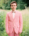 Linen Suit - Mens Summer Suits in  Hot Pink Color - Beach  Wedding - Men's Tuxedo USA