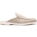 Zelli Soro Sueded Goatskin Slip-On Mule in Grey