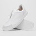 Zelli Spettacolare Pebble Grain Slip On Sneakers White (65-225-WHT)