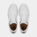 Zelli Spettacolare Pebble Grain Slip On Sneakers White (65-225-WHT)