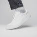 Zelli Spettacolare Pebble Grain Slip On Sneakers White (65-225-WHT)