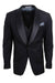 Stacy Adams Men's Black Tux with Shawl Lapel & Single Button Vest - USA Men's Outlet