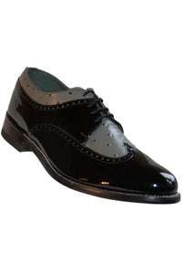 "Spectator" Black and Grey Stacy Baldwin Formal Shoes