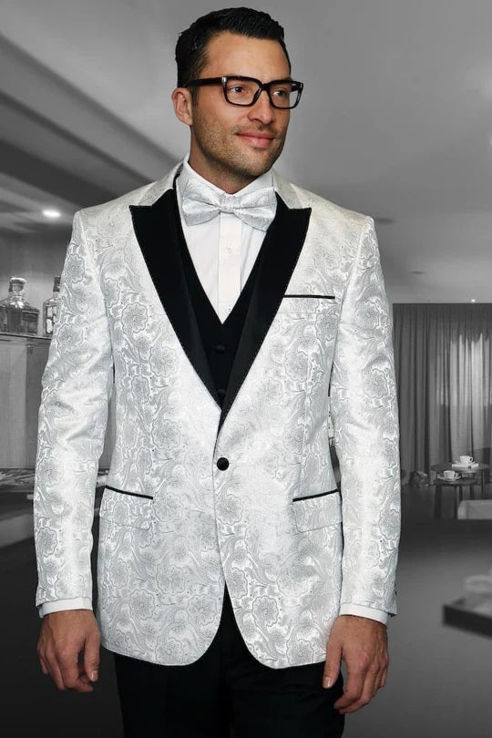 Bellagio Purple 1-Button Notch Tuxedo