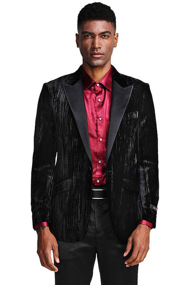 Style: Camrn-49

“Tazio Men's Black Velvet Camrn-49 Jacket | Elegant Prom Tuxedo" - USA Men's Outlet