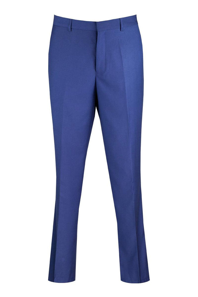 Suggested SEO-Optimized Title: Vinci Men's Wool-Feel Dress Pants - Modern Fit - Blue - USA Men's Outlet