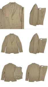 West End 9-1012S102 2PC Ultra Slim Fit Suit Beige-23