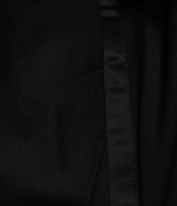 (44L, 54L) Regular Fit Satin Lapel 2 Piece Tuxedo in Black