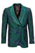 Tailors 

Empire Tailors Men's Shiny Floral Emb Tux Jacket - Green - USA Men's Outlet