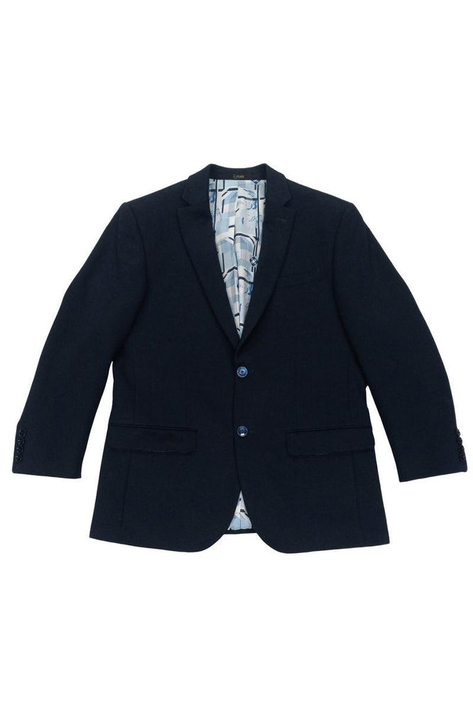 Tazio Men's Navy Blazer, Slim Fit Ultra Stretch Sport Travel Coat - USA Men's Outlet