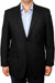 Tazio Men's Navy Wool Peak Lapel Two-Button Blazer - USA Men's Outlet