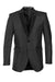 "Tazio Men's Slim-Fit Shiny Satin Tuxedo Blazer - Black" - USA Men's Outlet