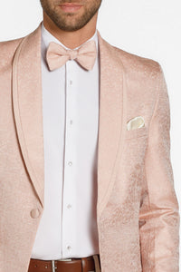 "Night Vine" Blush Shawl Tuxedo Jacket (Separates)