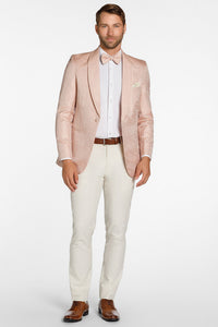 "Night Vine" Blush Shawl Tuxedo Jacket (Separates)