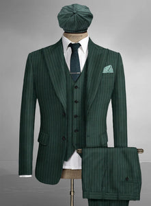 Mens Green Wool Tweed Suit – Thomas Shelby Vintage 1920s Style