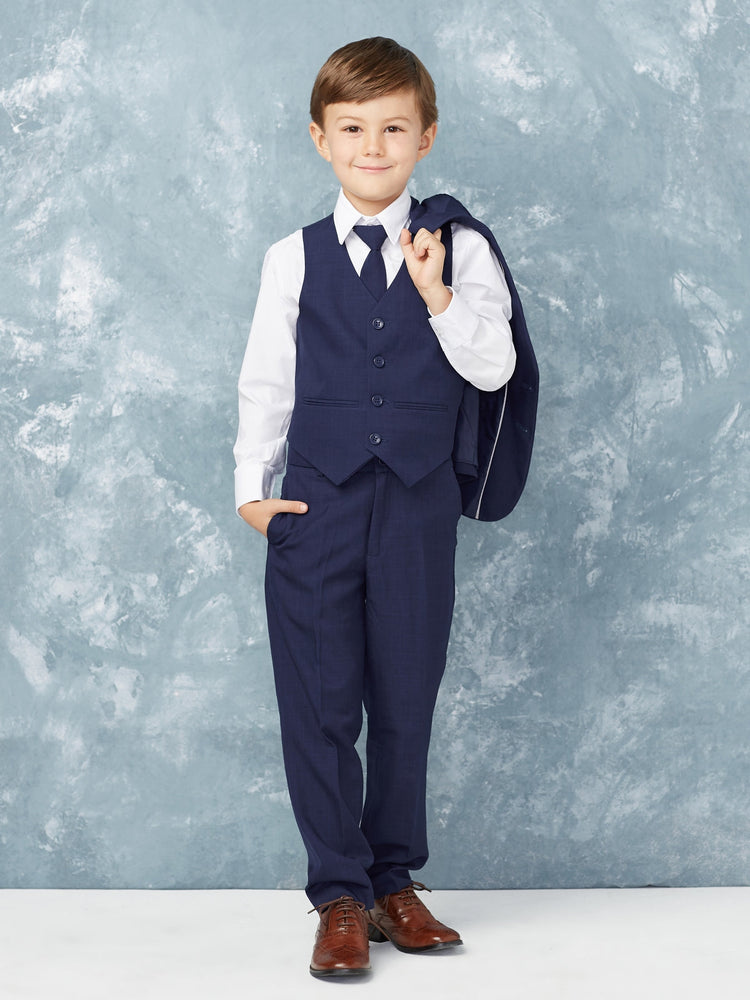 "Stanford" Kids Navy Suit 5-Piece Set