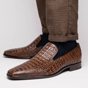 Marco_Di_Milano Trento Brown: Luxury Leather Dress Shoes