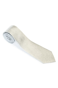 Metallic Silver Necktie