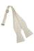 Tux Park Self Tie Beige Linen Bow Tie