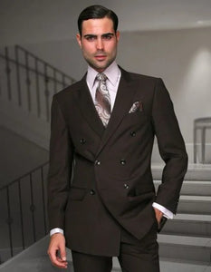 Statement Men's 2 Piece 100% Wool Fashion Suit - Bold Color