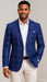 Indigo Blazer Mens Sport Coat