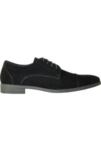"Croydon" Black Suede Dress Shoes
