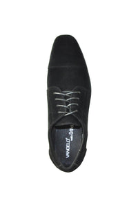 "Croydon" Black Suede Dress Shoes