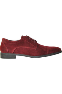 "Croydon" Burgundy Suede Dress Shoes