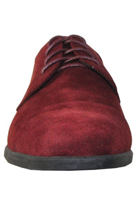 "Croydon" Burgundy Suede Dress Shoes