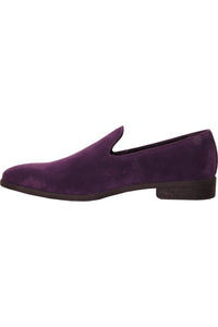 "Chelsea" Purple Suede Tuxedo Shoes