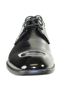 "Rockefeller" Black Vangelo Tuxedo Shoes