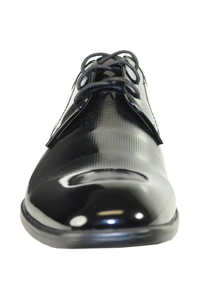"Rockefeller" Black Vangelo Tuxedo Shoes