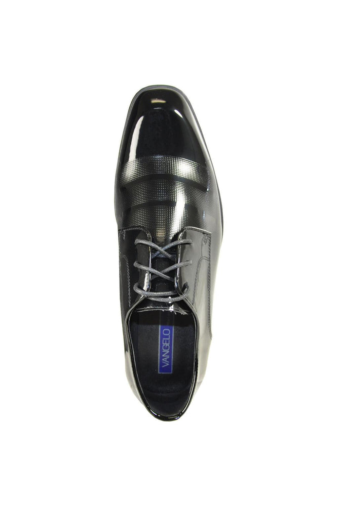 "Rockefeller" Black Vangelo Tuxedo Shoes