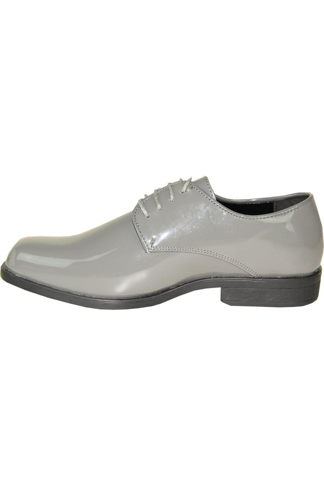 "Sarno" Grey Vangelo Tuxedo Shoes