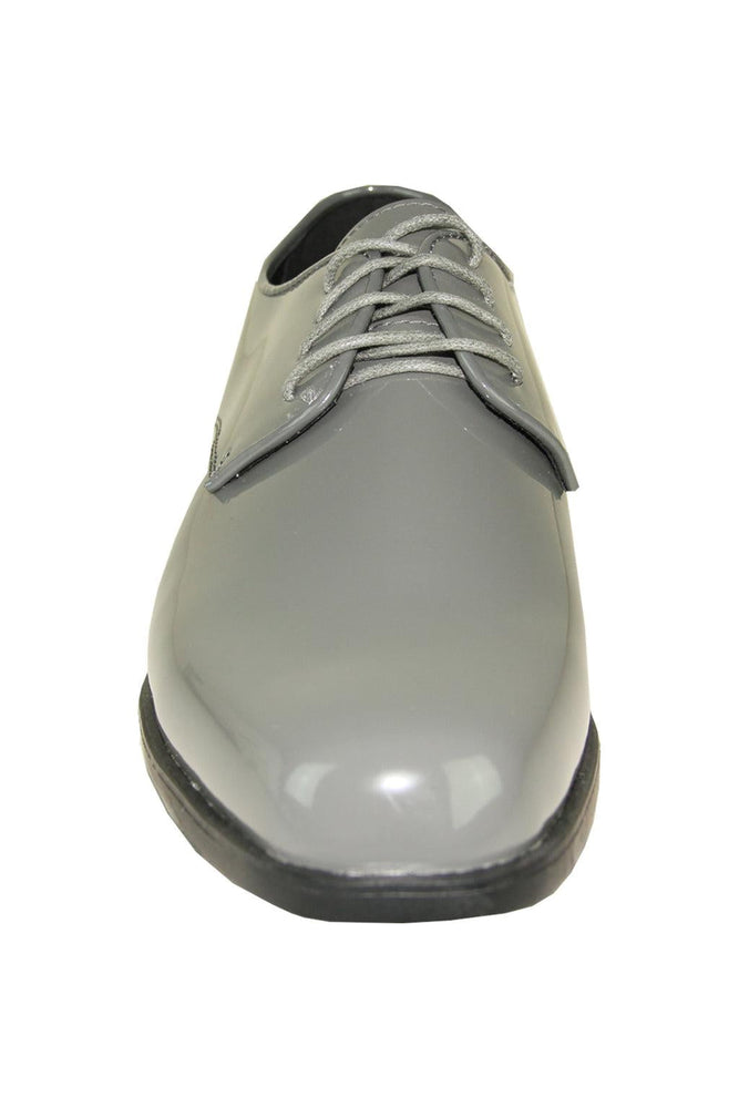 "Sarno" Grey Vangelo Tuxedo Shoes