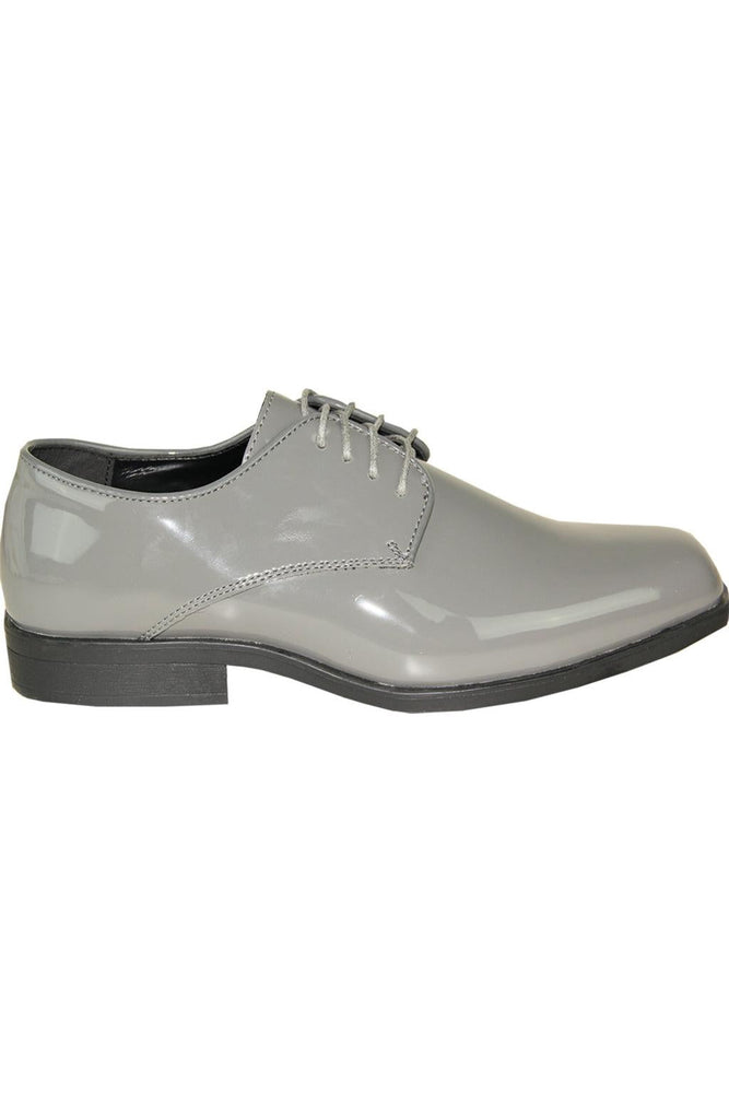 "Sarno" Grey Vangelo Tuxedo Shoes
