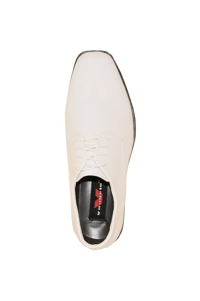 "Sarno" White Vangelo Tuxedo Shoes