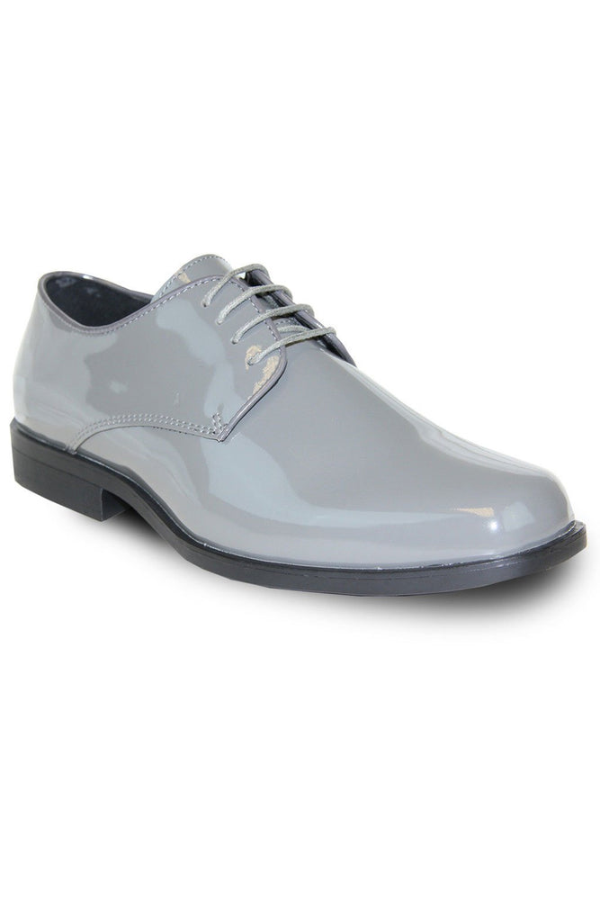 "Sarno" Grey Vangelo Tuxedo Shoes