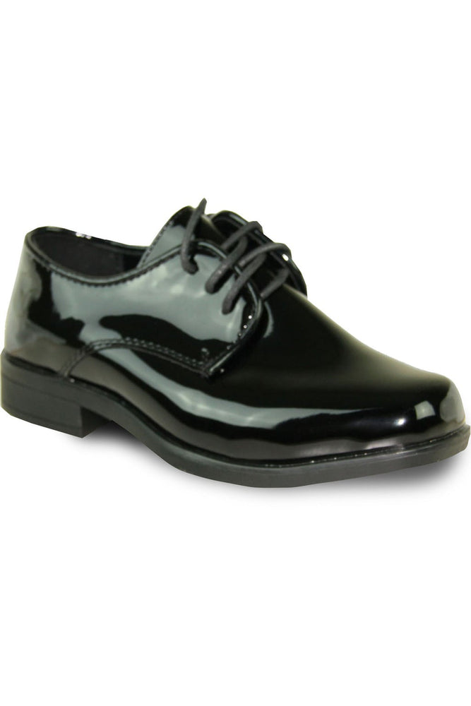 "Sarno" Kids Black Tuxedo Shoes