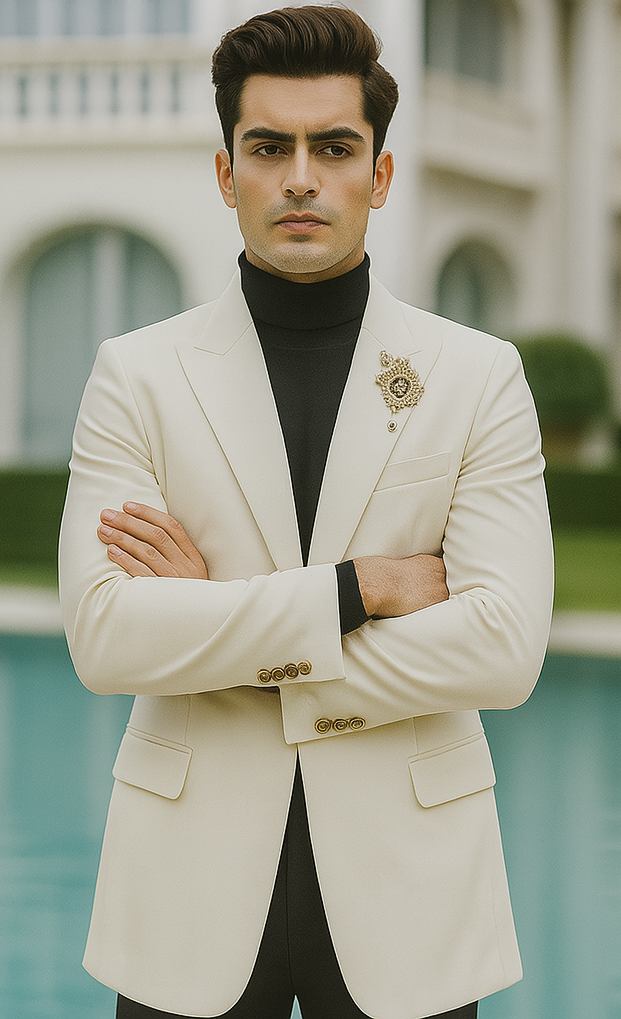 Velvet Long Coat - Velvet Carcoat - Off White - Ivory - Cream Color Coat
