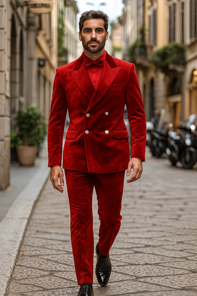 velvet-suits-double-breasted-suits-4-button-slim-fit-suit-red