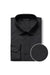 Verno Men's Classic Spread Collar Dress Shirt in Black. - Elegant Mensattire
