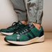 Marco Di Milano Verona Green Leather Oxford Shoe