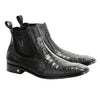 black chelsea boots