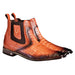 Vestigium Caiman Belly Chelsea Boots Faded Cognac - Faded Cognac