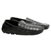 Vestigium Caiman Belly Driving Loafers Black - Black Caiman Belly men's driving loafer