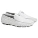 Vestigium Cat Shark Driving Loafers White - White Cat Shark men's driving loafer